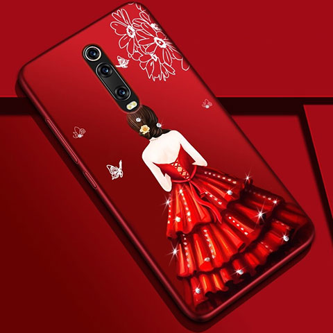 Funda Silicona Gel Goma Vestido de Novia Carcasa K01 para Xiaomi Mi 9T Multicolor