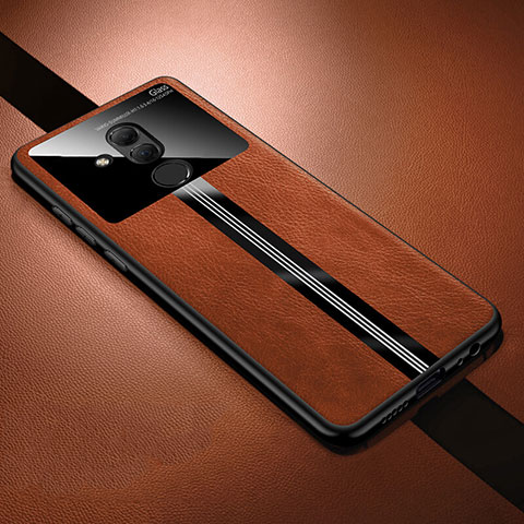 Funda Silicona Goma de Cuero Carcasa H02 para Huawei Mate 20 Lite Naranja