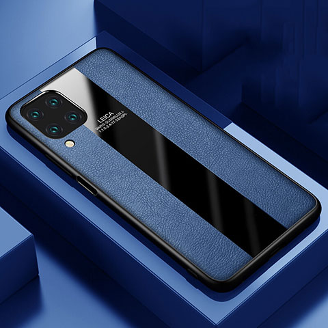 Funda Silicona Goma de Cuero Carcasa H03 para Huawei Nova 7i Azul