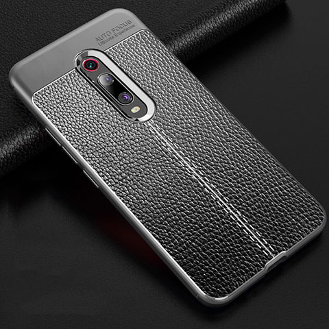 Funda Silicona Goma de Cuero Carcasa H03 para Xiaomi Redmi K20 Gris