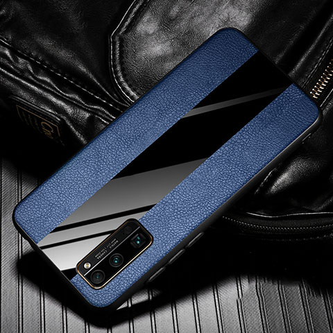 Funda Silicona Goma de Cuero Carcasa para Huawei Honor 30 Pro Azul