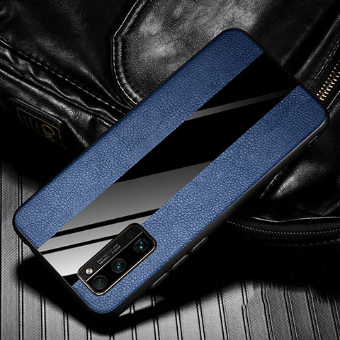 Funda Silicona Goma de Cuero Carcasa para Huawei Honor 30 Pro+ Plus Azul