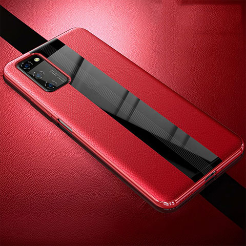 Funda Silicona Goma de Cuero Carcasa para Huawei Honor View 30 Pro 5G Rojo