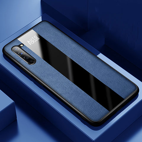 Funda Silicona Goma de Cuero Carcasa para Oppo Find X2 Lite Azul