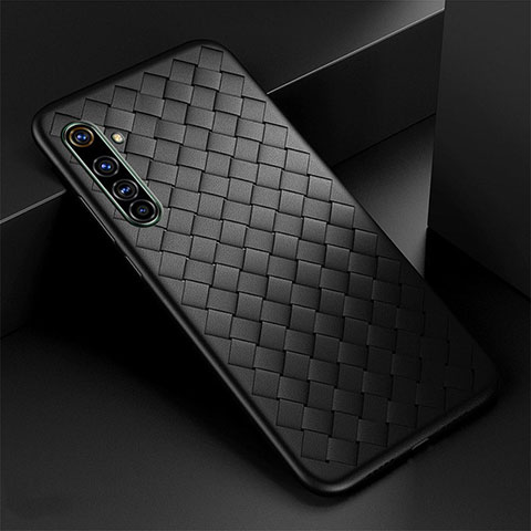 Funda Silicona Goma de Cuero Carcasa para Realme X50 Pro 5G Negro