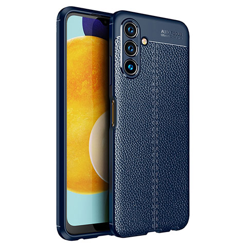Funda Silicona Goma de Cuero Carcasa para Samsung Galaxy A13 5G Azul