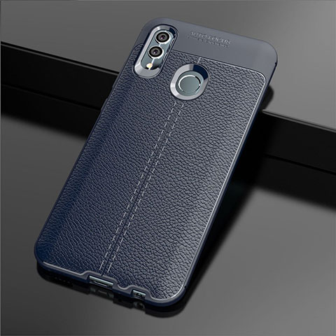 Funda Silicona Goma de Cuero Carcasa S03 para Huawei Honor 10 Lite Azul