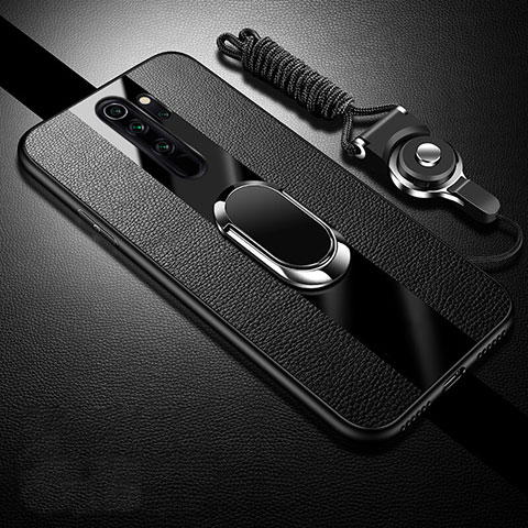 Funda Silicona Goma de Cuero Carcasa S06 para Xiaomi Redmi Note 8 Pro Negro