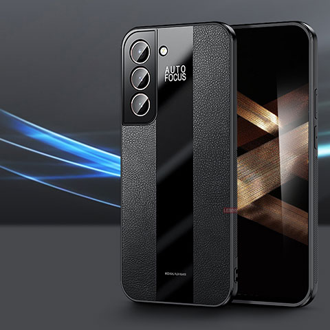 Funda Silicona Goma de Cuero Carcasa S07 para Samsung Galaxy S24 Plus 5G Negro