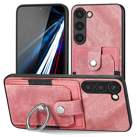 Funda Silicona Goma de Cuero Carcasa SD5 para Samsung Galaxy S22 5G Rosa