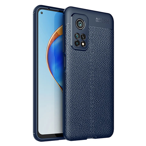 Funda Silicona Goma de Cuero Carcasa WL1 para Xiaomi Mi 10T 5G Azul