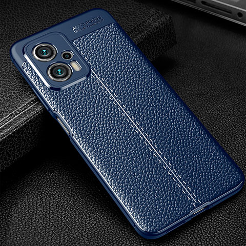 Funda Silicona Goma de Cuero Carcasa WL1 para Xiaomi Redmi Note 11T Pro+ Plus 5G Azul