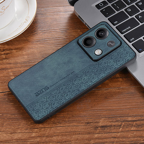 Funda Silicona Goma de Cuero Carcasa YZ2 para Xiaomi Redmi Note 13 5G Verde