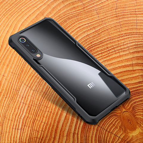 Funda Silicona Goma Espejo M01 para Xiaomi Mi 9 Pro Negro