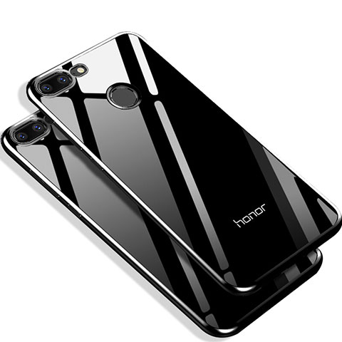 Funda Silicona Goma Espejo Q01 para Huawei Honor 9 Lite Negro