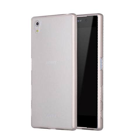 Funda Silicona Goma Mate para Sony Xperia Z5 Oro