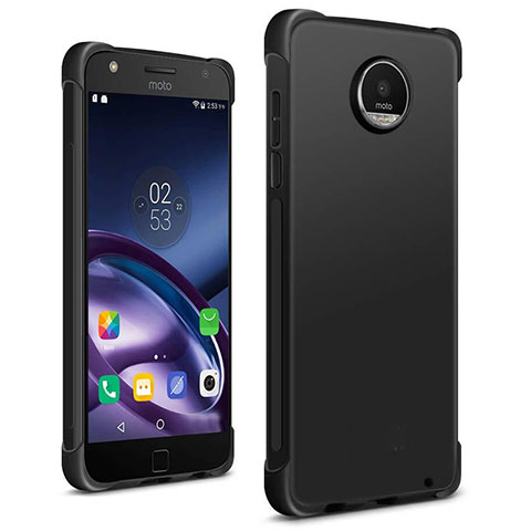 Funda Silicona Goma para Motorola Moto Z2 Play Negro