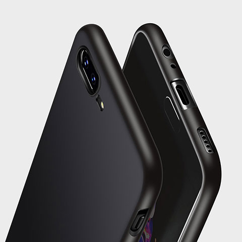 Funda Silicona Goma para OnePlus 5 Negro