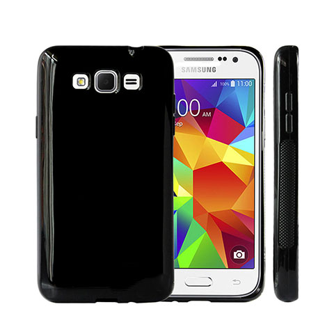 Funda Silicona Goma para Samsung Galaxy Grand 3 G7200 Negro