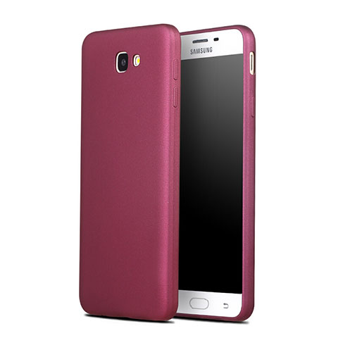Funda Silicona Goma Samsung J7 Prime Rojo