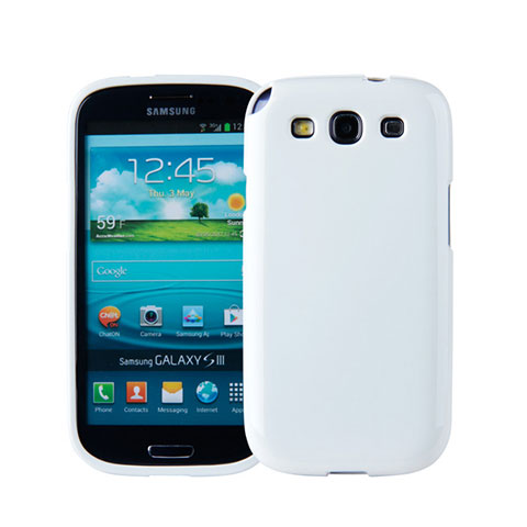 Funda Silicona Goma para Samsung Galaxy S3 4G i9305 Blanco