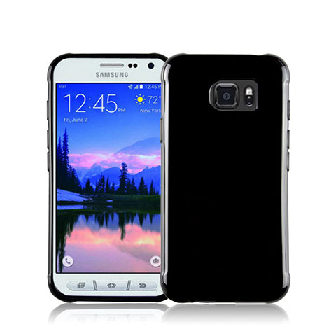 Funda Silicona Goma para Samsung Galaxy S7 Active G891A Negro