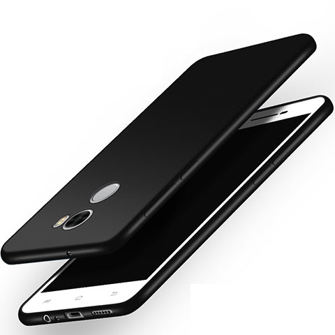 Funda Silicona Goma para Xiaomi Redmi 4 Standard Edition Negro