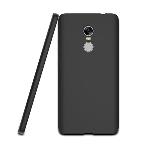 Funda Silicona Goma para Xiaomi Redmi Note 4 Negro