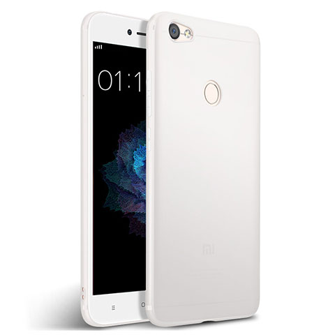Funda Silicona Goma para Xiaomi Redmi Note 5A Pro Blanco