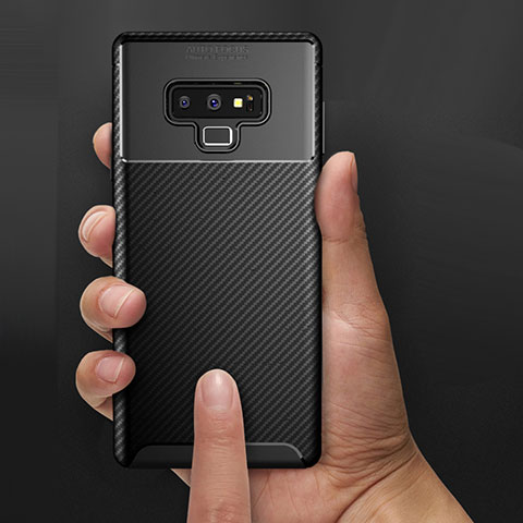 Funda Silicona Goma Twill B02 para Samsung Galaxy Note 9 Negro