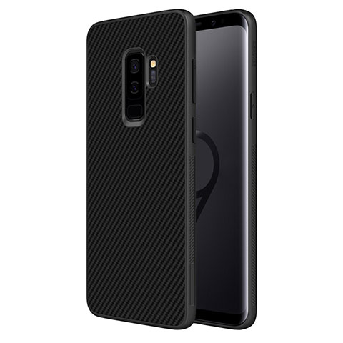 Funda Silicona Goma Twill B02 para Samsung Galaxy S9 Plus Negro