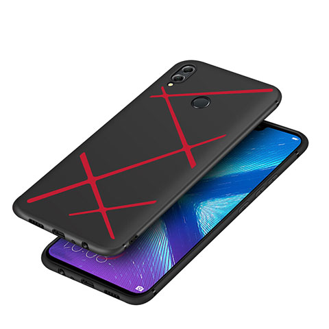 Funda Silicona Goma Twill para Huawei Honor 8X Rojo