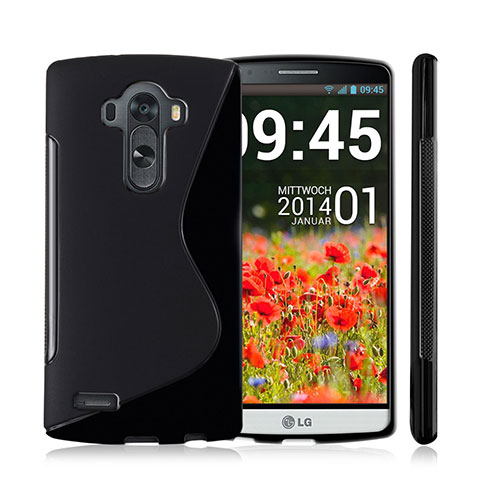 Funda Silicona S-Line para LG G4 Negro