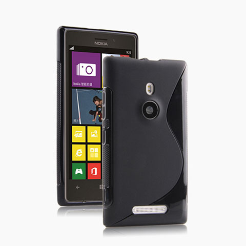 Funda Silicona S-Line para Nokia Lumia 925 Negro