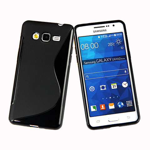 Funda Silicona S-Line para Samsung Galaxy Grand Prime 4G G531F Duos TV Negro