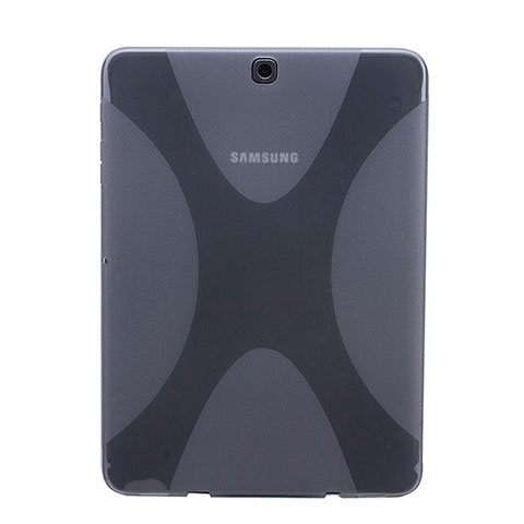 Funda Silicona Transparente X-Line para Samsung Galaxy Tab S2 8.0 SM-T710 SM-T715 Gris