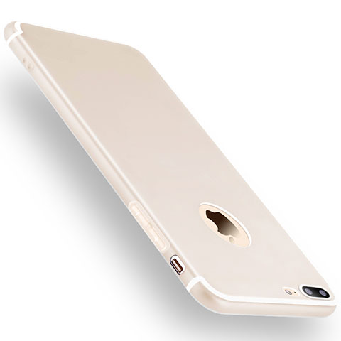 Funda Silicona Ultrafina Carcasa Goma Z15 para Apple iPhone 7 Plus Blanco