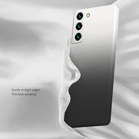 Funda Silicona Ultrafina Carcasa Gradiente para Samsung Galaxy S21 5G Negro