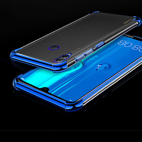 Funda Silicona Ultrafina Carcasa Transparente A04 para Huawei Honor 8X Max Azul