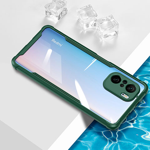 Funda Silicona Ultrafina Carcasa Transparente BH1 para Xiaomi Mi 11X 5G Verde