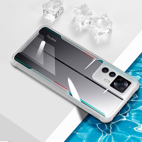Funda Silicona Ultrafina Carcasa Transparente BH1 para Xiaomi Mi 12T 5G Blanco