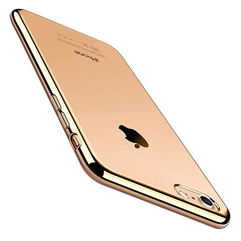 Funda Silicona Ultrafina Carcasa Transparente C01 para Apple iPhone 8 Oro