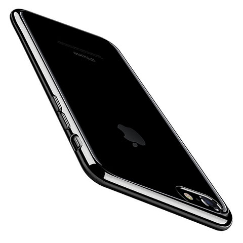 Funda Silicona Ultrafina Carcasa Transparente C01 para Apple iPhone SE3 ((2022)) Negro