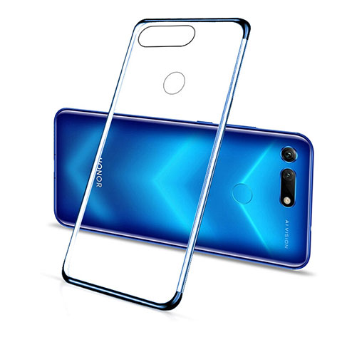 Funda Silicona Ultrafina Carcasa Transparente C01 para Huawei Honor V20 Azul