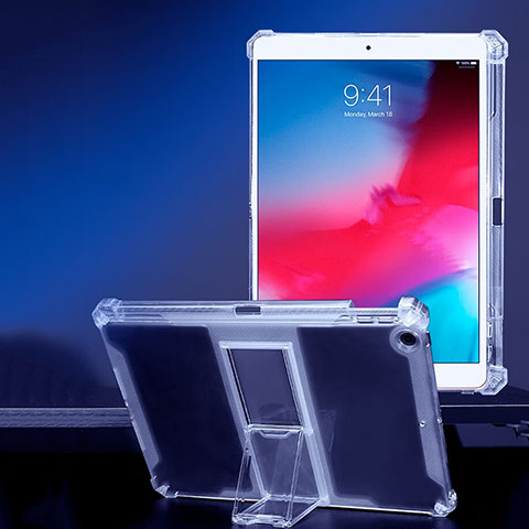 Funda Silicona Ultrafina Carcasa Transparente con Soporte para Apple iPad Mini 5 (2019) Claro