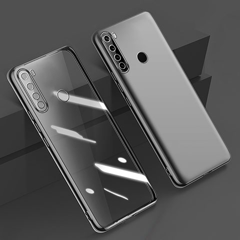 Funda Silicona Ultrafina Carcasa Transparente D01 para Xiaomi Redmi Note 8 (2021) Negro