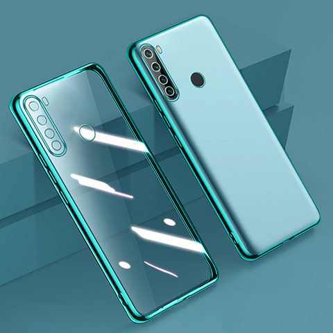 Funda Silicona Ultrafina Carcasa Transparente D01 para Xiaomi Redmi Note 8 (2021) Verde