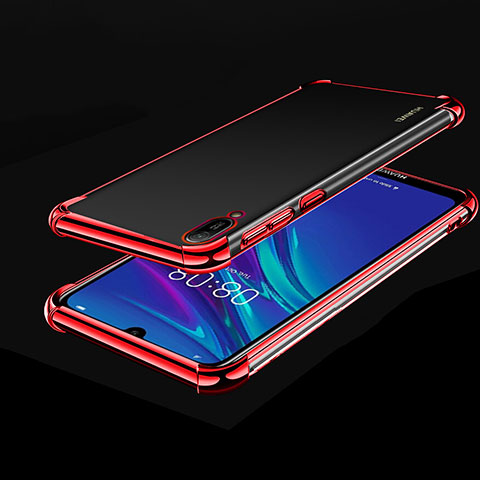 Funda Silicona Ultrafina Carcasa Transparente H01 para Huawei Enjoy 9e Rojo