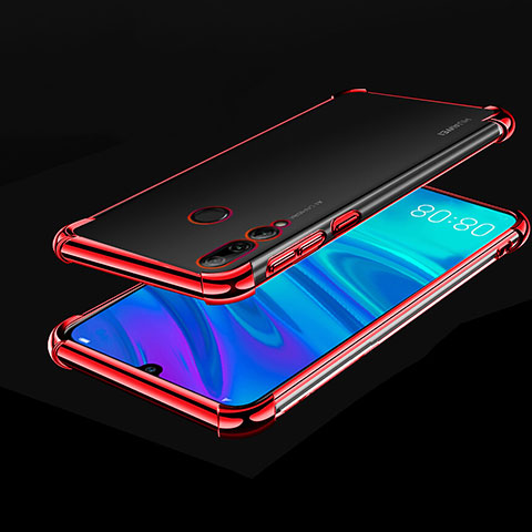 Funda Silicona Ultrafina Carcasa Transparente H01 para Huawei Honor 20 Lite Rojo