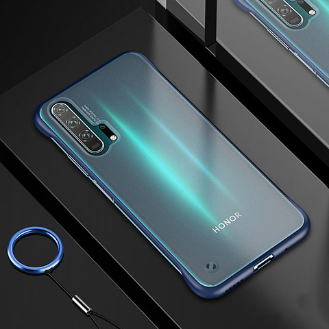 Funda Silicona Ultrafina Carcasa Transparente H01 para Huawei Honor 20 Pro Azul